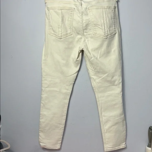 Rag and Bone Cate Off White Ankle Skinny Jeans - Picture 3 of 10